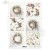 Papier ryżowy do decoupage A4 Wiosenne kwiaty R2384 ITD Collection