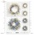 Papier ryżowy do decoupage A4 Wiosenne kwiaty R2396 ITD Collection