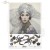 Papier ryżowy do decoupage A4 Inspired by Klimt - kobieta i kwiaty R2398 ITD Collection