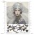 Papier ryżowy do decoupage A4 Inspired by Klimt - kobieta i kwiaty R2398 ITD Collection