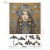 Papier ryżowy do decoupage A4 Inspired by Klimt - kobieta i motyle R2399 ITD Collection