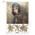 Papier ryżowy do decoupage A4 Inspired by Klimt - kobieta i kwiaty R2404 ITD Collection