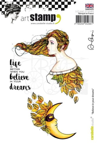 Stempel gumowy Believe in your dreams Carabelle