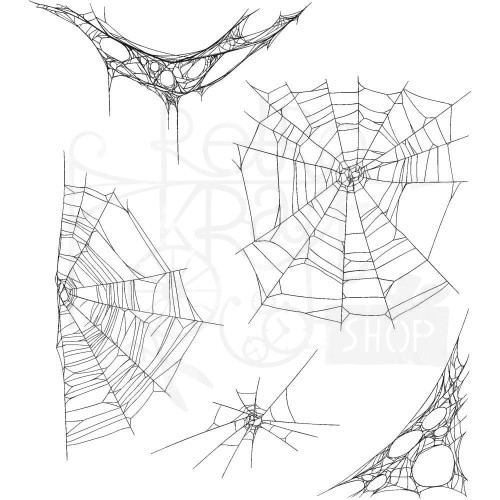 Stempel gumowy Tangled Webs Tim Holtz Stampers Anonymous