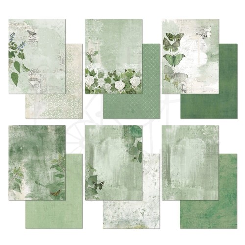 Zestaw papierów 15x20 Color Swatch Willow 18 arkuszy WCS-27907 49 and Market