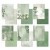Zestaw papierów 15x20 Color Swatch Willow 18 arkuszy WCS-27907 49 and Market