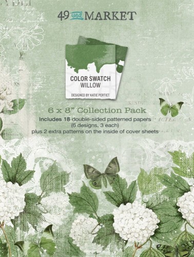 Zestaw papierów 15x20 Color Swatch Willow 18 arkuszy WCS-27907 49 and Market