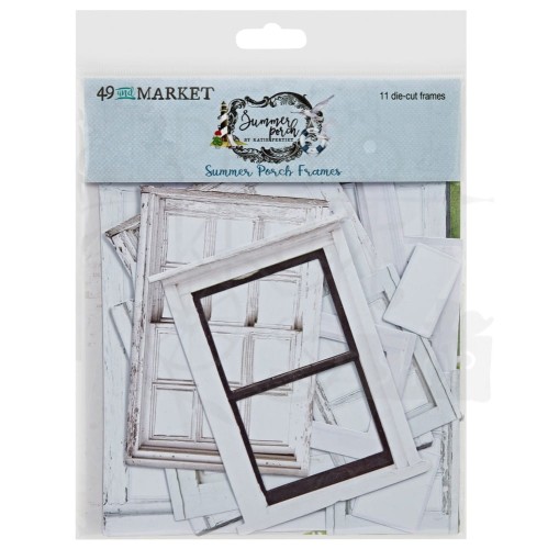Ozdoby tekturowe ramki Summer Porch Frames 11 szt SP-27839 49 and Market