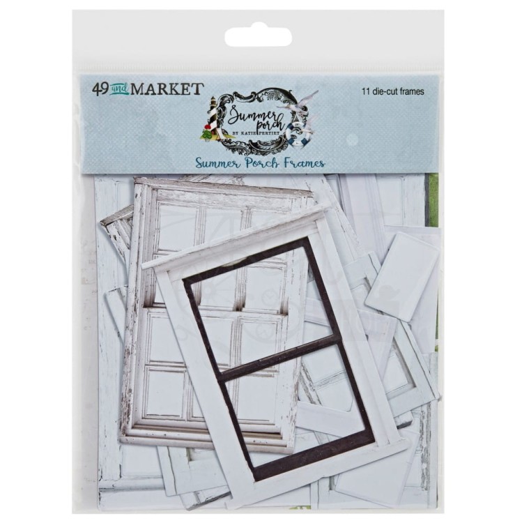 Ozdoby tekturowe ramki Summer Porch Frames 11 szt SP-27839 49 and Market