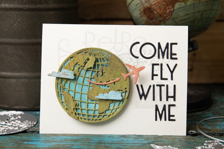 Wykrojnik Thinlits Vault World Travel By Tim Holtz 666606 Sizzix