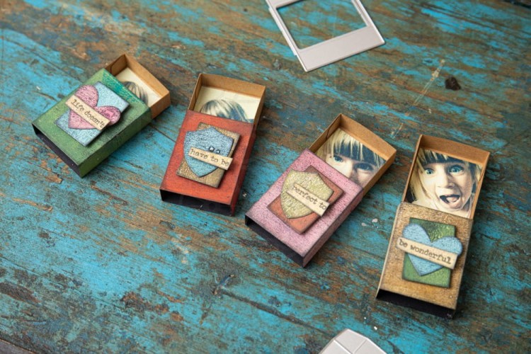 Wykrojnik Thinlits Vault Matchbox By Tim Holtz 666604 Sizzix