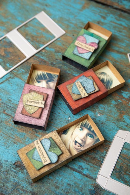 Wykrojnik Thinlits Vault Matchbox By Tim Holtz 666604 Sizzix