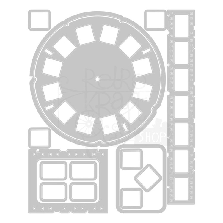 Wykrojnik Thinlits Vault Picture Show By Tim Holtz 666602 Sizzix