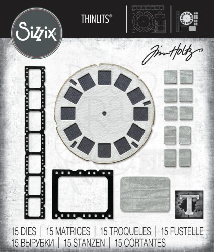 Wykrojnik Thinlits Vault Picture Show By Tim Holtz 666602 Sizzix