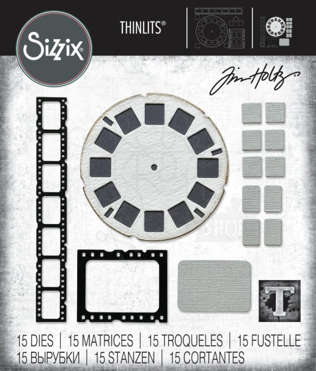 Wykrojnik Thinlits Vault Picture Show By Tim Holtz 666602 Sizzix
