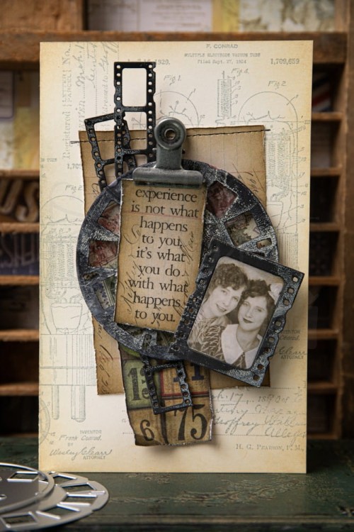 Wykrojnik Thinlits Vault Picture Show By Tim Holtz 666602 Sizzix