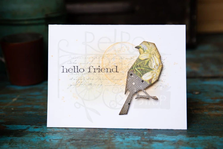 Wykrojnik Thinlits Vault Lovebirds By Tim Holtz 666566 Sizzix