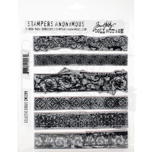 Stempel gumowy Eclectic Edges Tim Holtz Stampers Anonymous