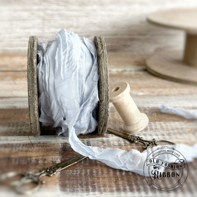 Wstążka gnieciona vintage Antique Gray olds-71 Old Fashion Ribbon