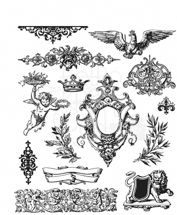 Stempel gumowy Urban Elements Tim Holtz Stampers Anonymous