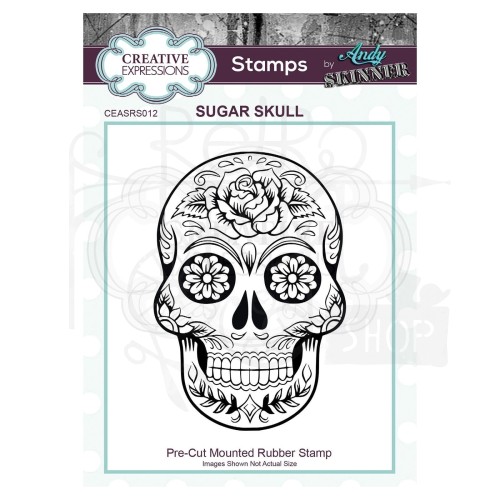 Stempel gumowy Sugar Skull Andy Skinner Creative Expressions