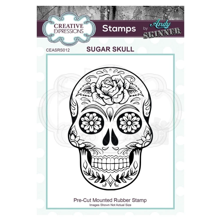 Stempel gumowy Sugar Skull Andy Skinner Creative Expressions