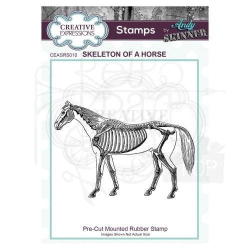 Stempel gumowy Skeleton Of A Horse Andy Skinner Creative Expressions