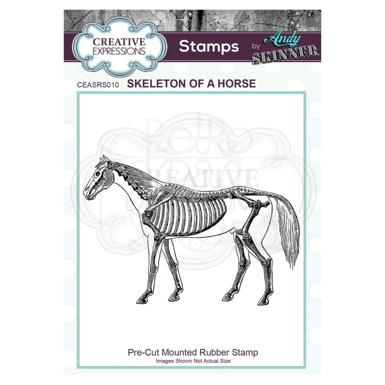 Stempel gumowy Skeleton Of A Horse Andy Skinner Creative Expressions