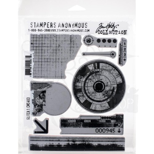 Stempel gumowy Glitch 1 Tim Holtz Stampers Anonymous