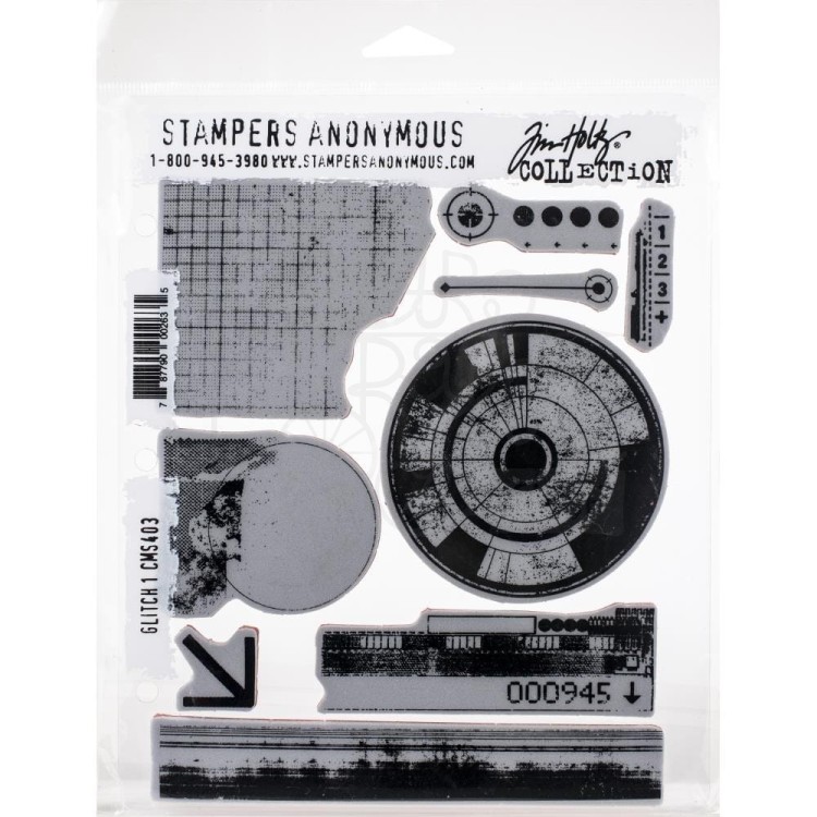 Stempel gumowy Glitch 1 Tim Holtz Stampers Anonymous