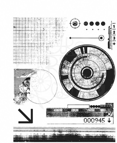Stempel gumowy Glitch 1 Tim Holtz Stampers Anonymous