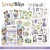 Zestaw papierów 15x15 z elementami do wycięcia Pop-up Lavender Love 11 ScrapBoys