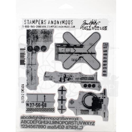 Stempel gumowy Glitch 2 Tim Holtz Stampers Anonymous
