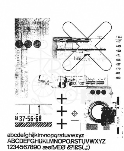 Stempel gumowy Glitch 2 Tim Holtz Stampers Anonymous
