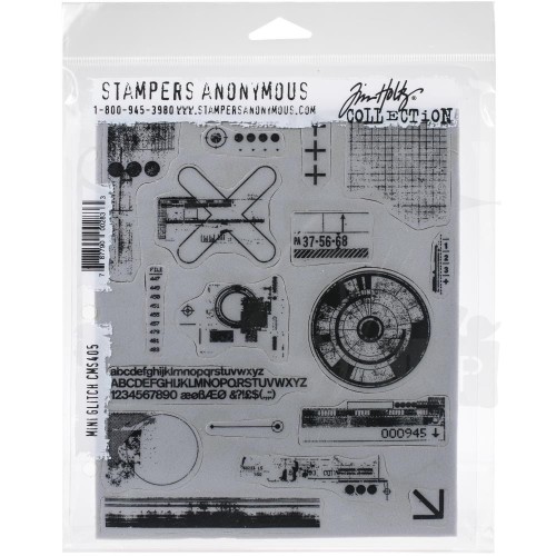 Stempel gumowy Mini Glitch Tim Holtz Stampers Anonymous