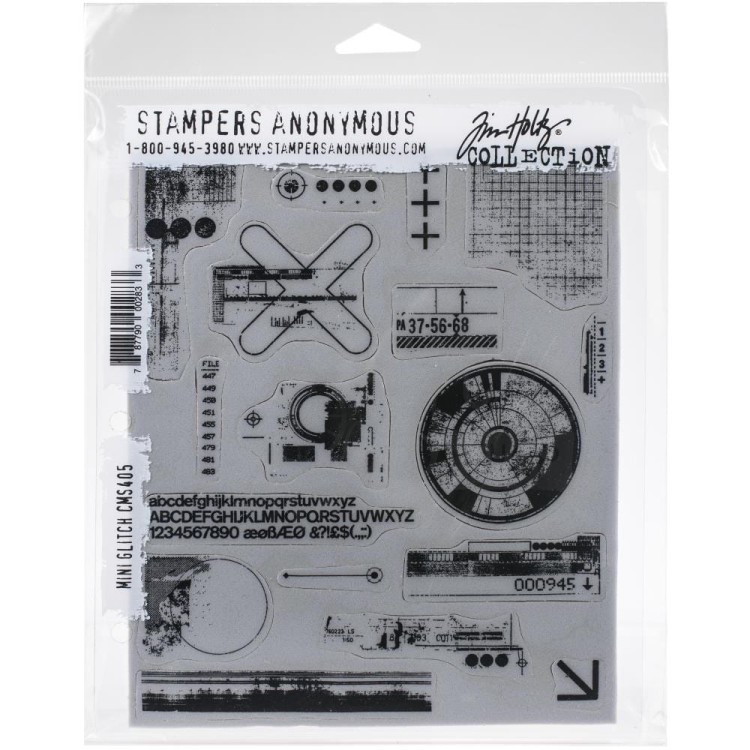 Stempel gumowy Mini Glitch Tim Holtz Stampers Anonymous