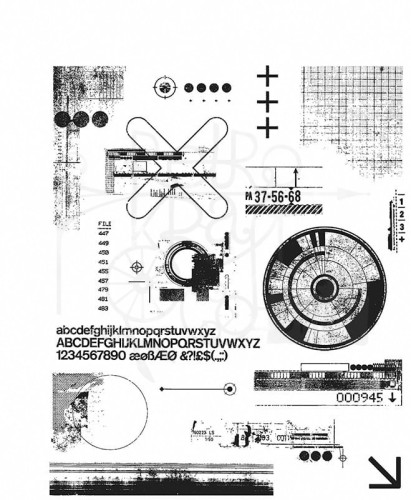 Stempel gumowy Mini Glitch Tim Holtz Stampers Anonymous