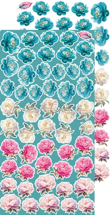 Zestaw dodatków 15x30 Soulflowers - Mix CC-C67-SS-13 Craft O'Clock