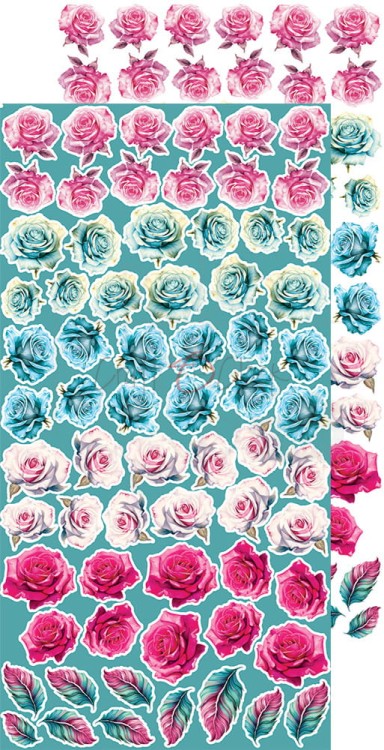 Zestaw dodatków 15x30 Soulflowers - Mix CC-C67-SS-13 Craft O'Clock