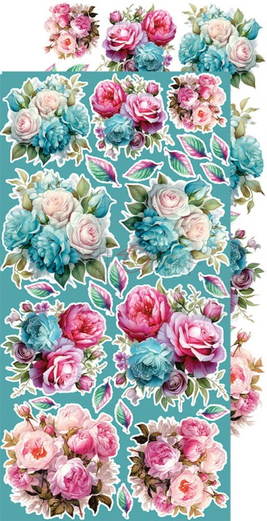 Zestaw dodatków 15x30 Soulflowers - Mix CC-C67-SS-13 Craft O'Clock