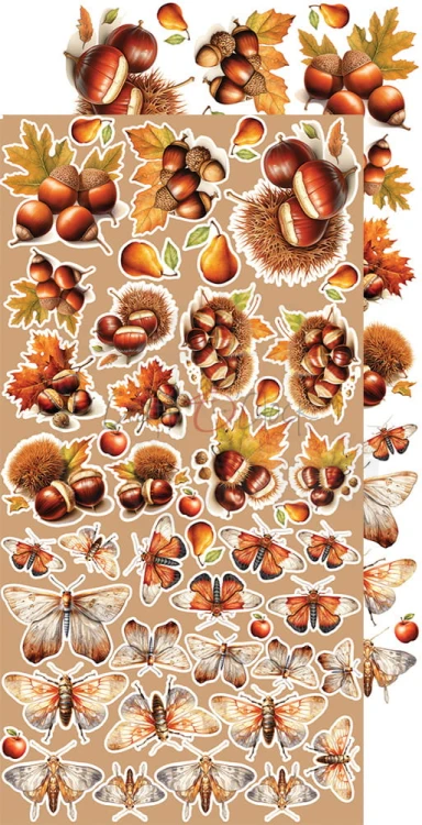 Zestaw dodatków 15x30 Autumnaria - Mix CC-F33-AA-13 Craft O'Clock