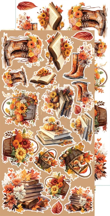 Zestaw dodatków 15x30 Autumnaria - Mix CC-F33-AA-13 Craft O'Clock