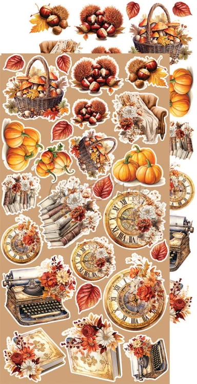 Zestaw dodatków 15x30 Autumnaria - Mix CC-F33-AA-13 Craft O'Clock