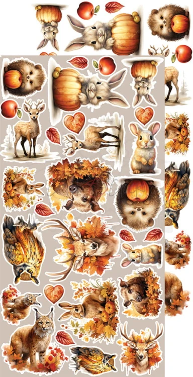 Zestaw dodatków 15x30 Autumnaria - Mix CC-F33-AA-13 Craft O'Clock