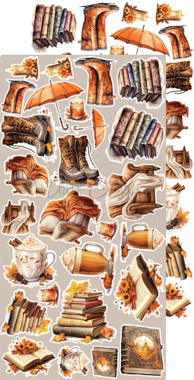 Zestaw dodatków 15x30 Autumnaria - Mix CC-F33-AA-13 Craft O'Clock