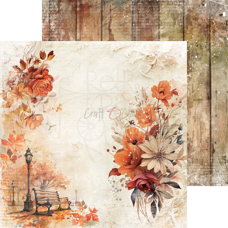 Zestaw papierów do scrapbookingu 20x20 Autumnaria - Mix CC-F33-AA-09 Craft O'Clock