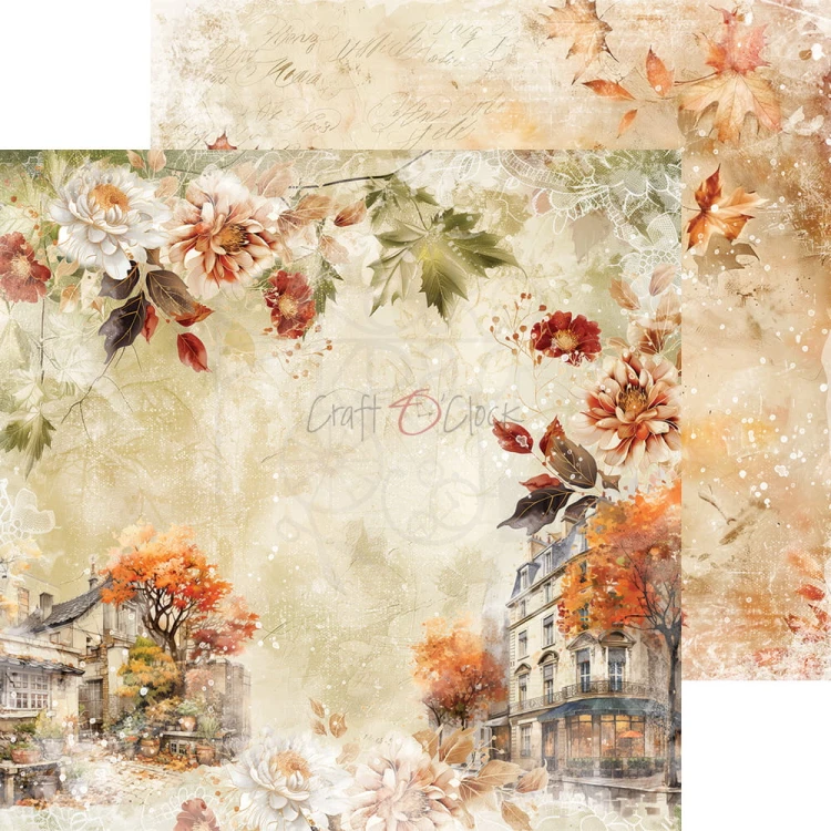 Zestaw papierów do scrapbookingu 20x20 Autumnaria - Mix CC-F33-AA-09 Craft O'Clock