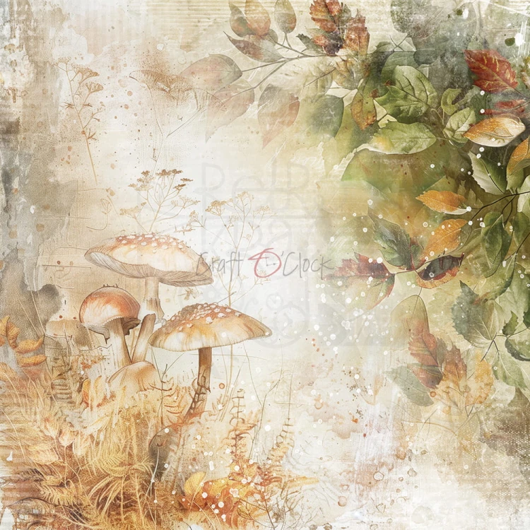 Zestaw papierów do scrapbookingu 20x20 Autumnaria - Mix CC-F33-AA-09 Craft O'Clock