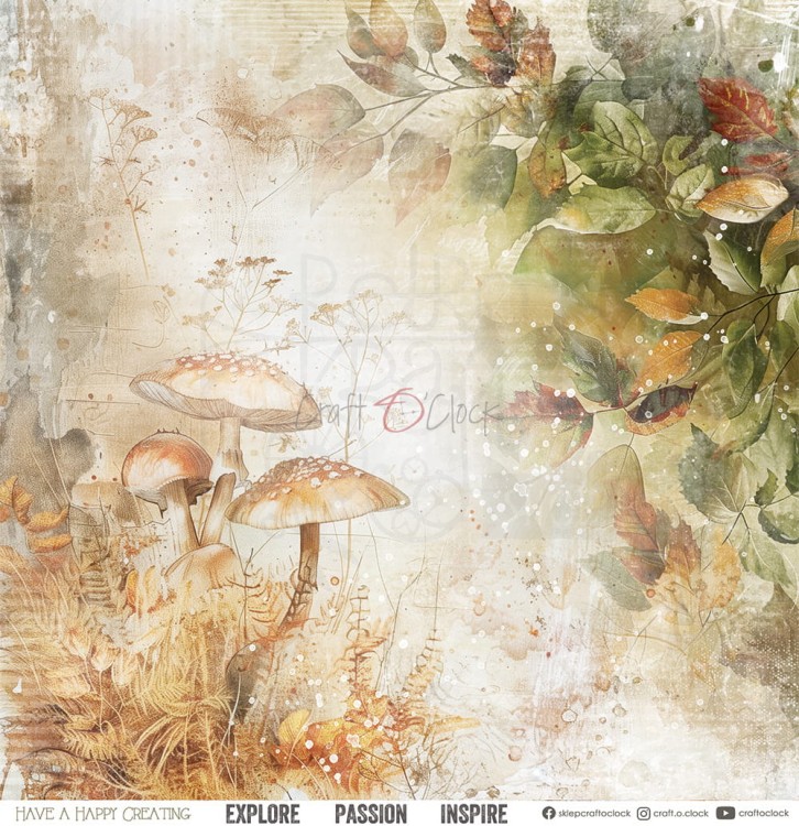 Zestaw papierów do scrapbookingu 30x30 Autumnaria - CC-F33-AA-00 Craft O'Clock