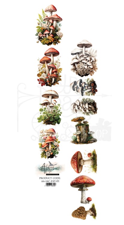 Pasek 5x30 In Autumn Colors - Grzyby AA-IAC-EXT-01 Alchemy of Art